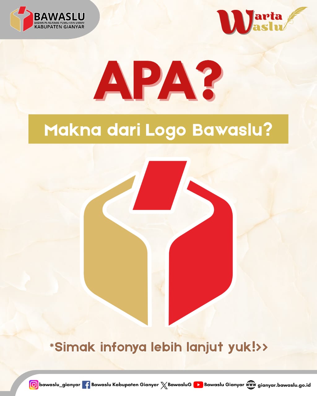 [WARTA WASLU: Bukan Sekedar Simbol, Ini Makna Logo Bawaslu]