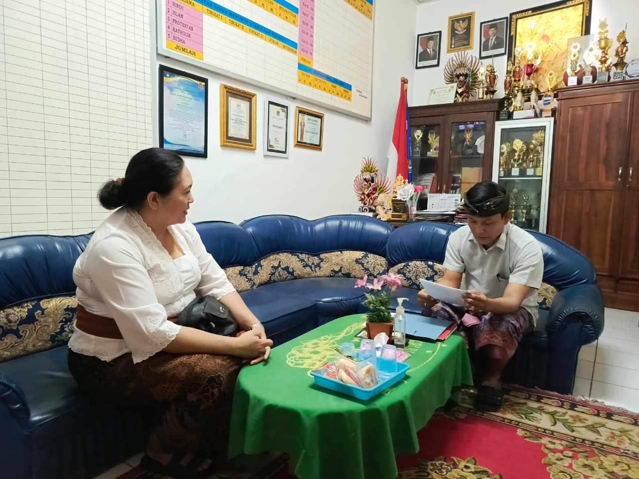 Bawaslu Gianyar Bangun Kerjasama Strategis Bersama SMA PGRI Blahbatuh.