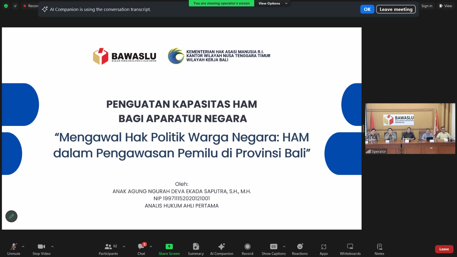 Pemilu Harus Menjaga Martabat, Bukan Sekadar Prosedur
