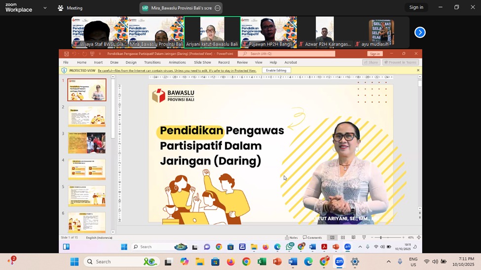 Bangkitkan Semangat Demokrasi, Bawaslu Gianyar Siap Rangkul Generasi Muda Kawal Demokrasi