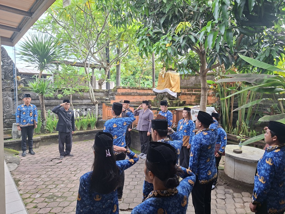 Bawaslu Kabupaten Gianyar Gelar Upacara Peringatan Hari KORPRI ke-54, Tekankan Disiplin dan Integritas ASN