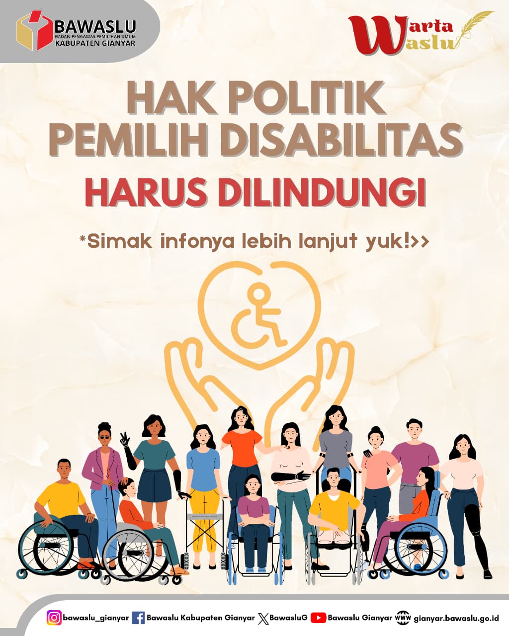[Warta Waslu :Hak Politik Disabilitas Harus Dilindungi]