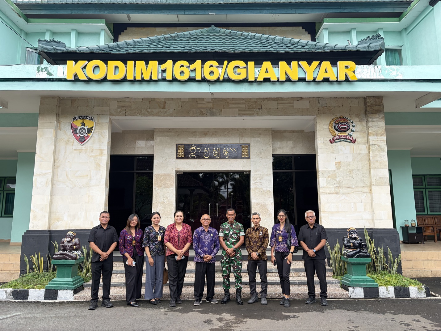 Perkuat Akurasi Data Pemilih Purnawirawan TNI, Bawaslu Gianyar Audiensi dengan Kodim 1616/Gianyar