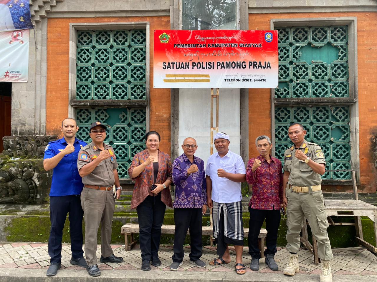 Jaga Sinergi Sejak Dini, Bawaslu Gianyar Audiensi ke Satpol PP Kabupaten Gianyar