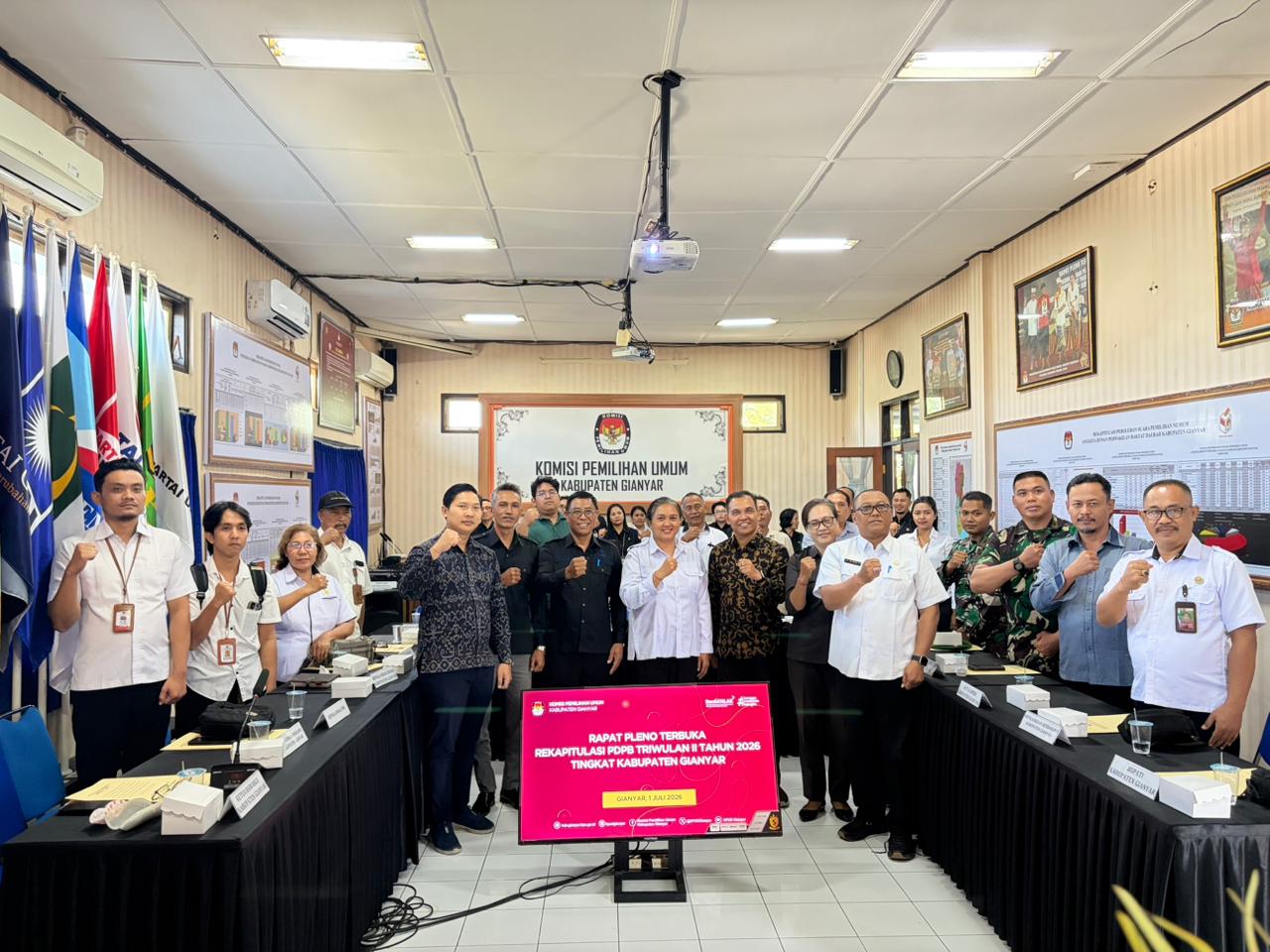 Bawaslu Gianyar Sinergi Antar Lembaga Perkuat Kualitas Data Pemilih 