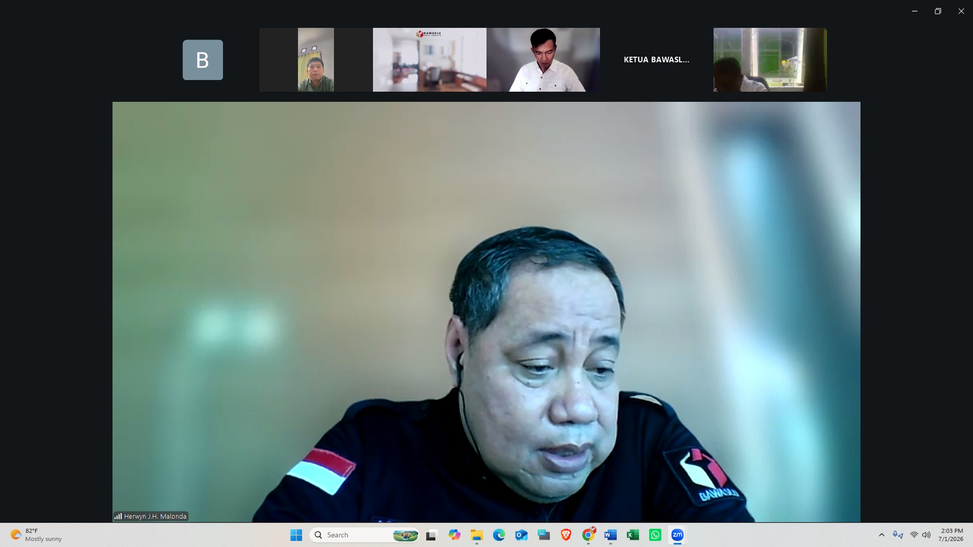Jaga Lingkungan Kerja, Wujudkan Kinerja Bawaslu yang Lebih Berkualitas