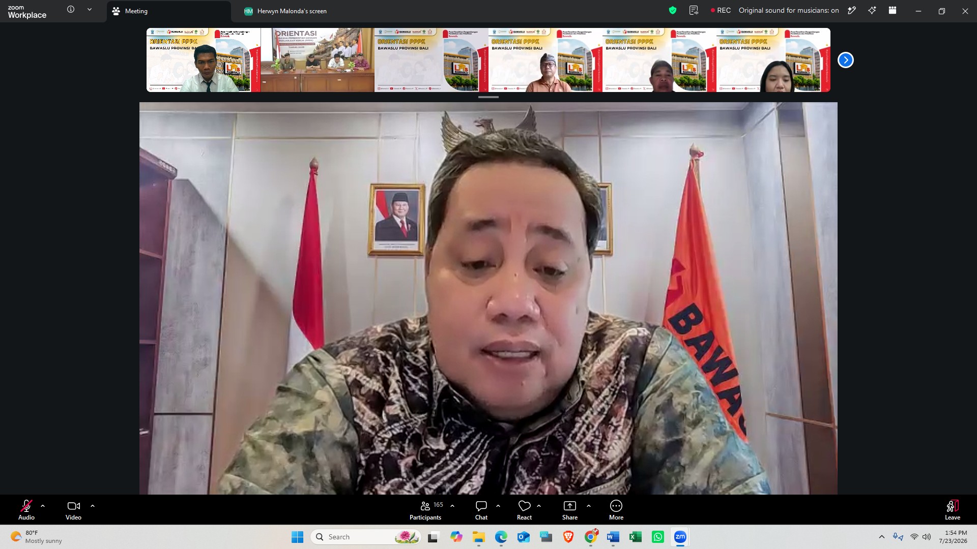 Tutup Orientasi PPPK Bali, Herwyn Tekankan Integritas sebagai Jati Diri ASN Bawaslu