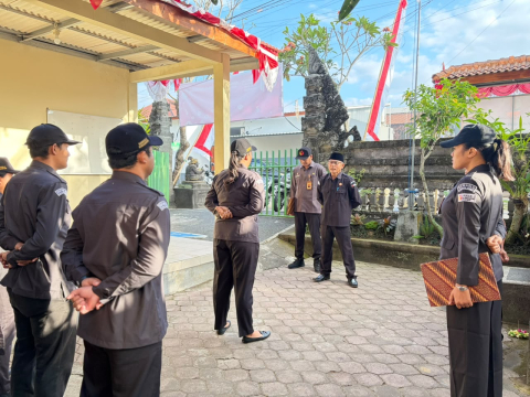 Teguhkan Disiplin dan Integritas, Bawaslu Gianyar Siap Hadapi Agenda Mingguan