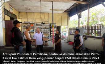 Antisipasi PSU dalam Pemilihan, Sentra Gakkumdu laksanakan Patroli Kawal Hak Pilih di Desa yang pernah terjadi PSU dalam Pemilu 2024