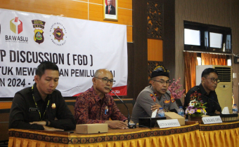 Hadiri FGD Polres Gianyar, Bawaslu Gianyar Sampaikan Komitmen Mengawasi Pilkada Secara Netral dan Profesional