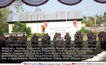 Hari Pertama Masa Tenang, Bawaslu Gianyar Kumpulkan Pengawas Pemilihan se-Kabupaten Gianyar untuk Menggelar Apel Siaga