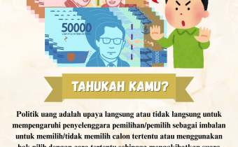 [WARTA WASLU: Jangan Terkecoh! Politik Uang Bukan Cuma Kasi Uang Tunai]
