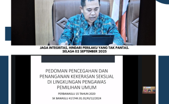 Jaga Integritas, Hindari Perilaku yang Tak Pantas.