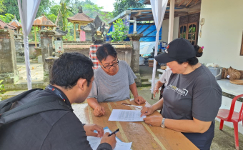 Pastikan Validitas Data Pemilih, Bawaslu Gianyar Gelar Uji Petik di Kecamatan Payangan