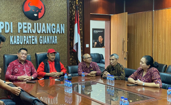 Konsolidasi Demokrasi Berlanjut, Bawaslu Gianyar Sambangi DPC PDIP.