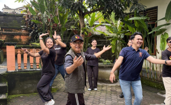 Gerakan Badan Sehatkan Jiwa, Bawaslu Kabupaten Gianyar Perkuat Soliditas Internal