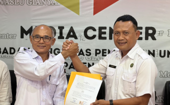 Bawaslu dan BNNK Gianyar Teken PKS, Wujudkan Demokrasi Sehat dan Bebas Narkoba.