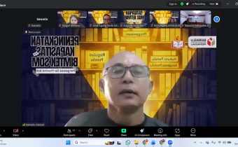Perkuat Kelembagaan, Bawaslu Gianyar Ikuti Review Perencanaan Penganggaran Se-Bali.