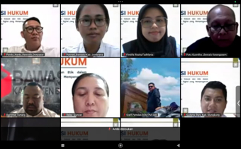 Hadapi Tantangan Demokrasi Digital, Bawaslu Gianyar Ikuti Diskusi Manajemen Risiko Hukum dan Etik.