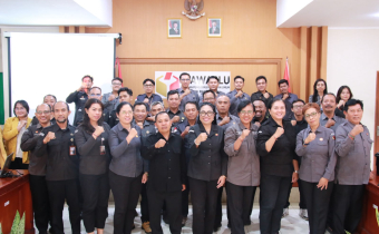 Bawaslu Gianyar Ikuti Penguatan Kapasitas Penyelesaian Sengketa Proses di Bawaslu Bali